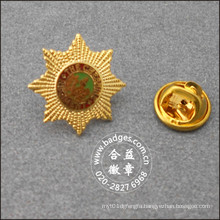Plated Metal Badge, Gold Plated Badge (GZHY-LP-021)